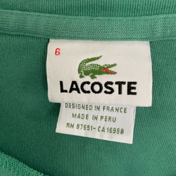 Men’s LACOSTE 1/4 zip sweatshirt - Picture 3 of 4